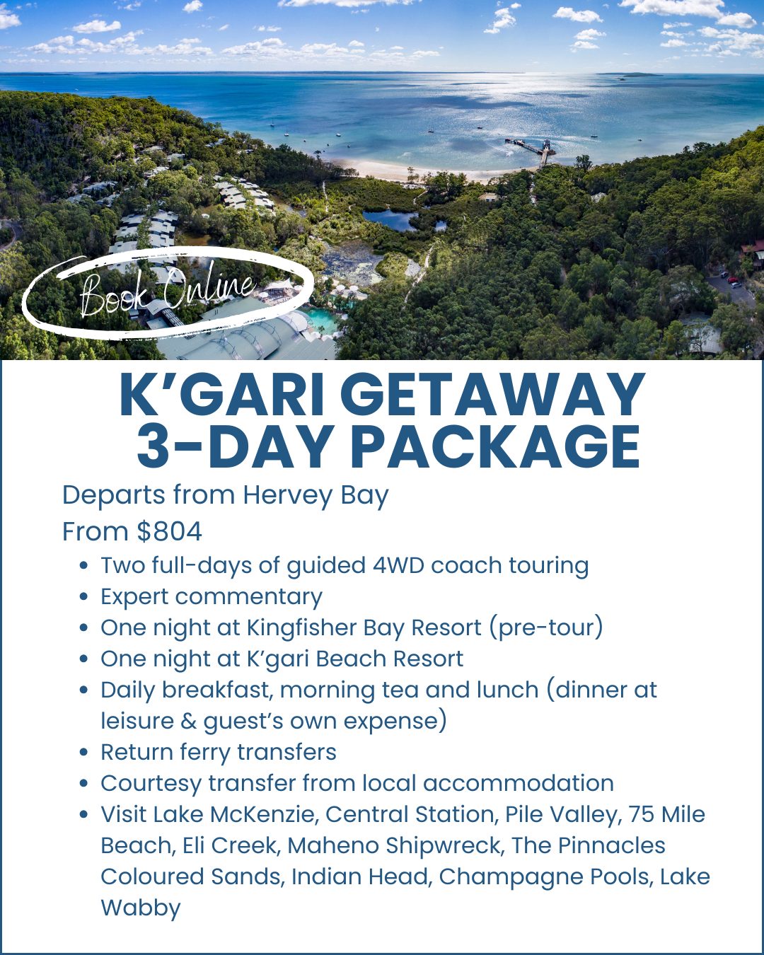 K'gari-Fraser-Island-3-day-Getaway-Package-image