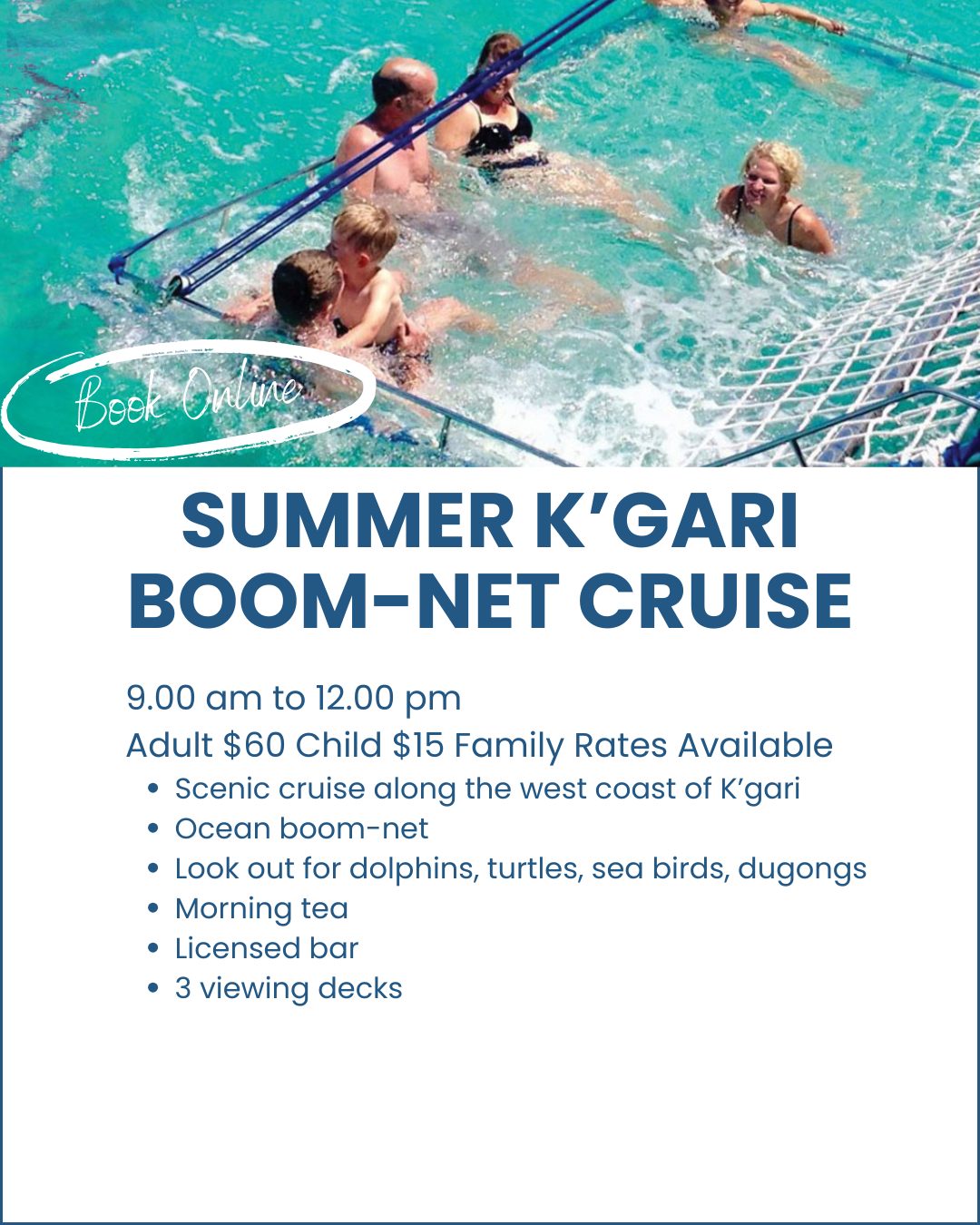 Summer-K'gari-boom-net-cruise-hervey-bay-boat-club-image